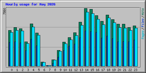 Hourly usage for May 2026